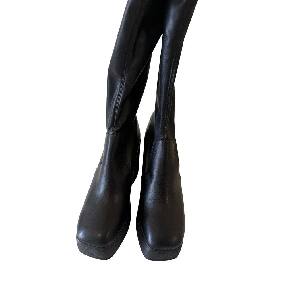 Steve Madden Phoenix Chunky Platform Boots SZ 8 NWOB